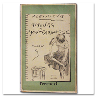 alexis, alessio, amours montparnasse, ferenczi, 1936, originale, velin