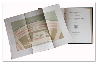 paris, exposition universelle, 1878, rapport, planches, imprimerie nationale, ministere de l'agriculture, plan