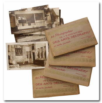 paris, exposition internationale, arts decoratifs, 1925, cartes postales, cpa, architecture, lot, A. Noyer, photographies