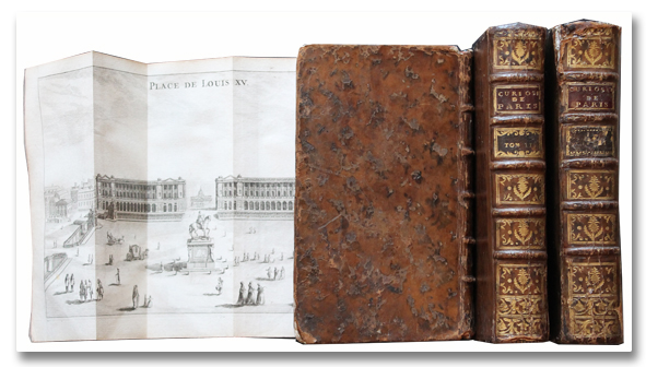 paris, histoire, le rouge, curiosites de paris, versailles, france, libraires associés, 1771, reliure, environs de paris