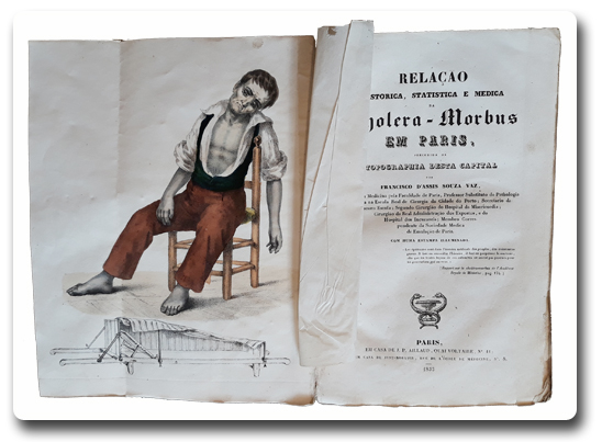 paris, histoire, epidemie, cholera morbus, souza vaz, relacao historica, aillaud, 1833, medecine, portugais