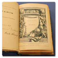 charles normand, nouvel itineraire-guide, paris, ami des monuments, 1892, reliure, histoire, marais, ile saint louis, cite