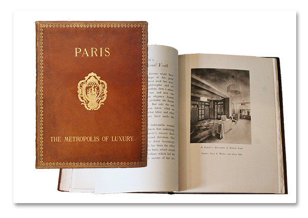 Paris The Metropolis of Luxury. Paris, typ. et imp. François Bernouard, 3 mai 1924. Edition originale illustrée