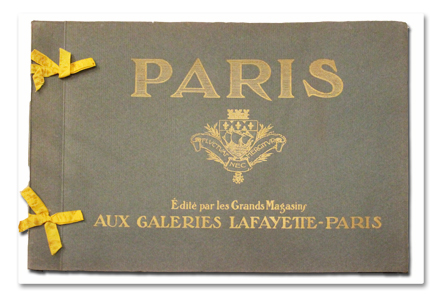 galeries lafayette, souvenir de paris, paris, levy fils et cie, 1910, album, photographies, grand format, boite, grands magasins