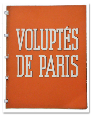 brassai, livre, photos, voluptes de paris, paris, paris-publications, 1934, nus, nuit, noctambules
