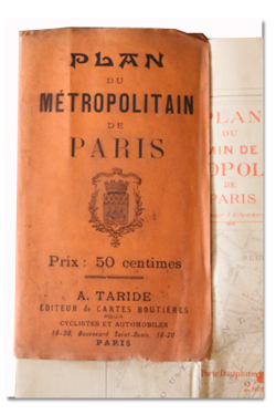 paris, plan, metro, metropolitain, taride, plan de paris, plan depliant, vintage map, 1908