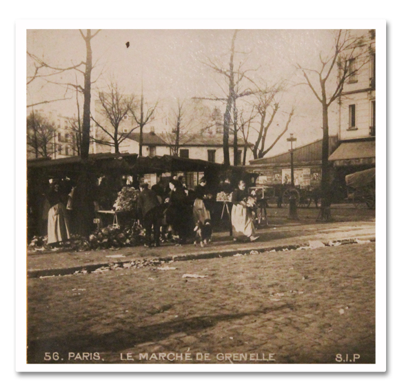 paris, photo, stereo, marche de grenelle, sip, 1900, boulevard de grenelle, place, etalages, animation