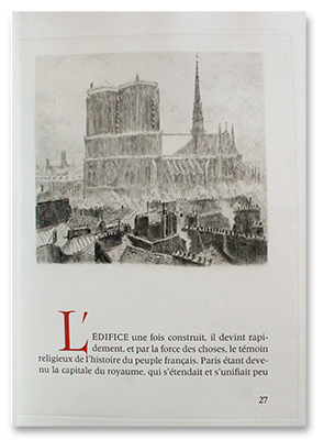 Cardinal Feltin, Charles Samson. Notre Dame de Paris. Les Heures Claires, 1968