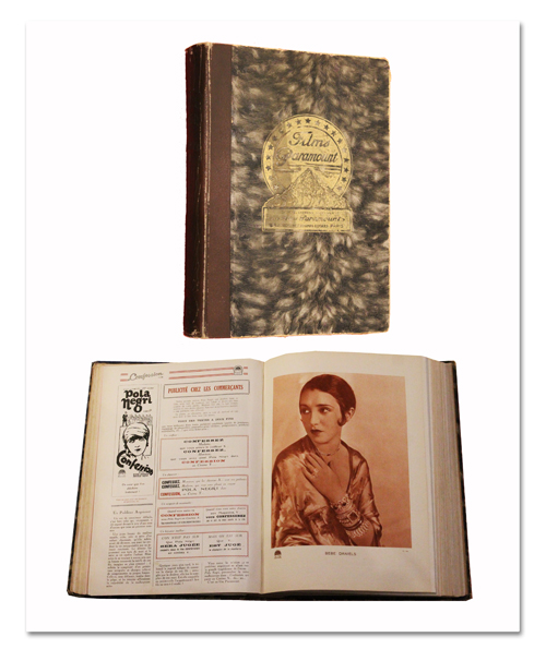 films, paramount, livre d'or, 1928, 1929, paris, imprimerie du petit journal, livre ancien, publicite, cinema