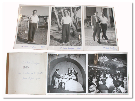 seeberger freres, photographies, 1937, cannes, people, charles laughton, bal veronique, moulin de la galette, paris